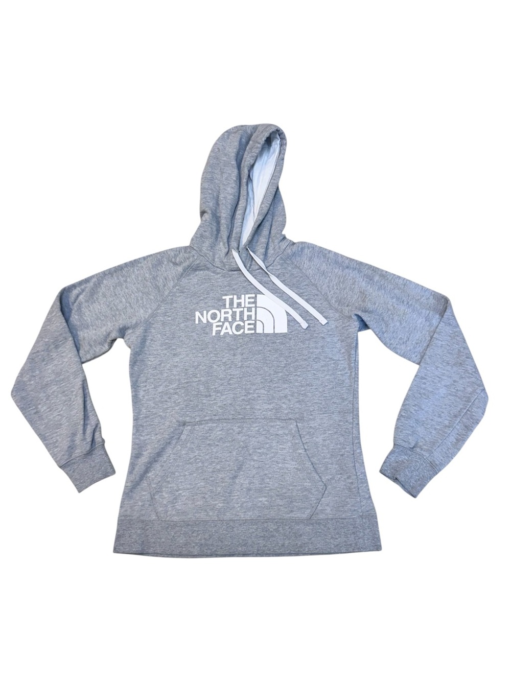 The North Face Women’s Gray Half Dome Logo Pullover Hoodie Sweatshirt Medium